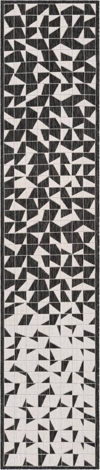 Detail image of 2' 7 x 12' Easy-Clean Modern Indoor / Outdoor Runner Rug