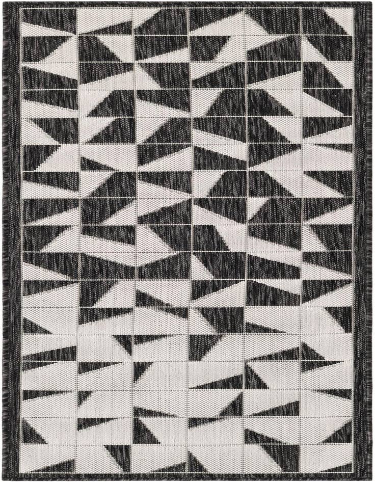 Detail image of 2' x 5' 3 Easy-Clean Modern Indoor / Outdoor Runner Rug