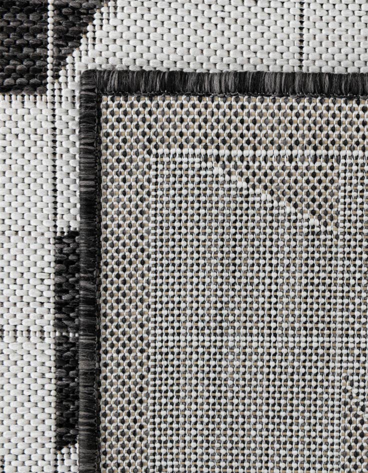 Detail image of 2' x 6' Easy-Clean Modern Indoor / Outdoor Runner Rug