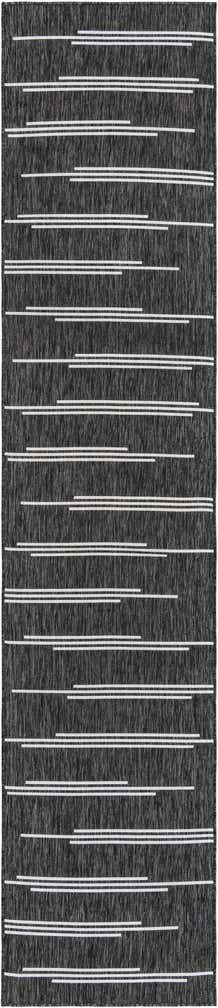 2' 7 x 12' Easy-Clean Modern Indoor / Outdoor Runner Rug