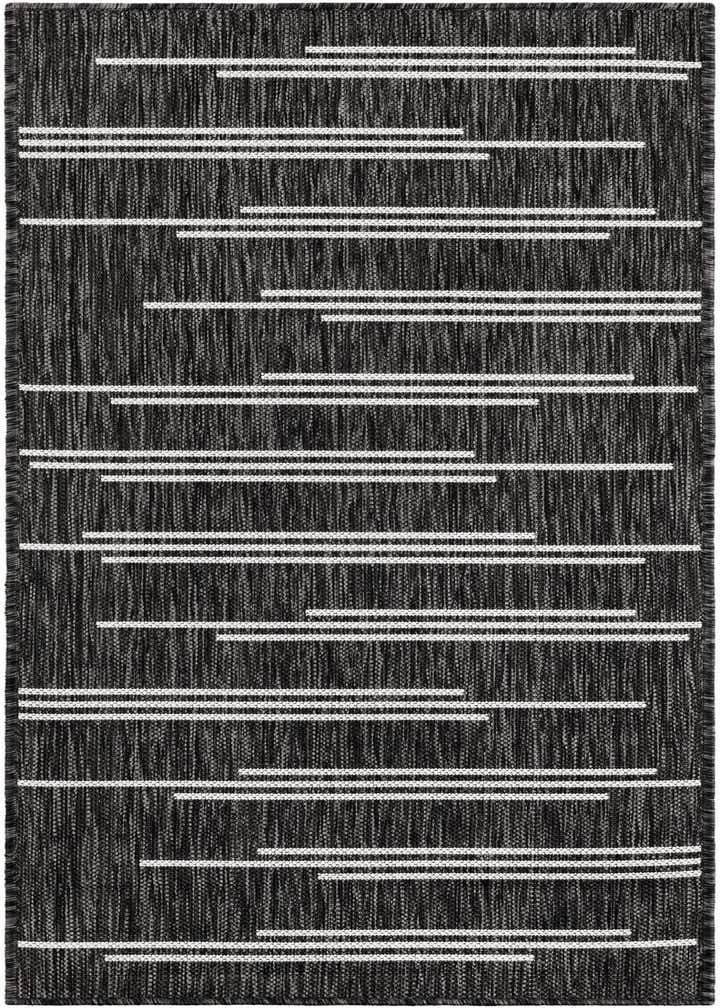 2' x 5' 3 Easy-Clean Modern Indoor / Outdoor Runner Rug