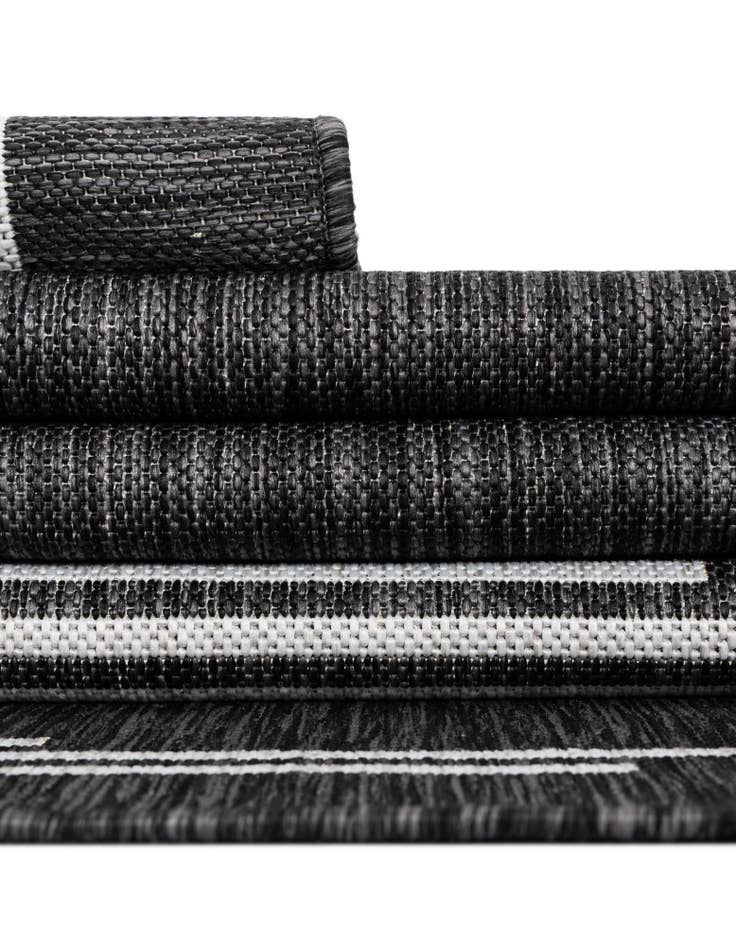Detail image of 2' x 5' 3 Easy-Clean Modern Indoor / Outdoor Runner Rug