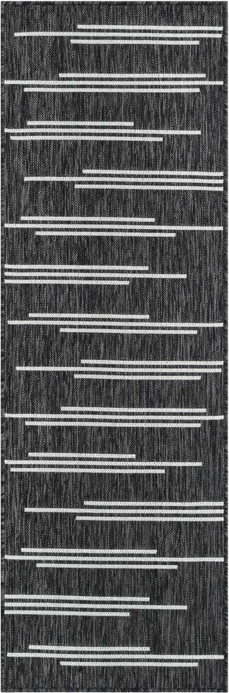 2' x 6' Easy-Clean Modern Indoor / Outdoor Runner Rug