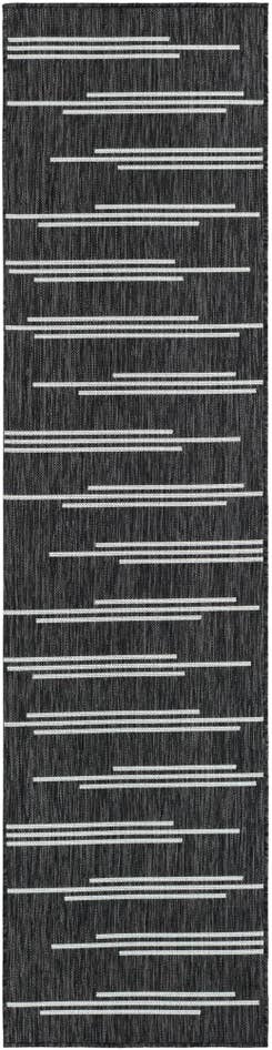 Detail image of 2' x 8' Easy-Clean Modern Indoor / Outdoor Runner Rug