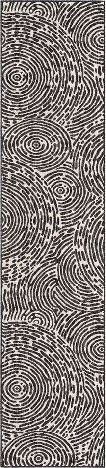 Detail image of 2' 7 x 12' Easy-Clean Modern Indoor / Outdoor Runner Rug