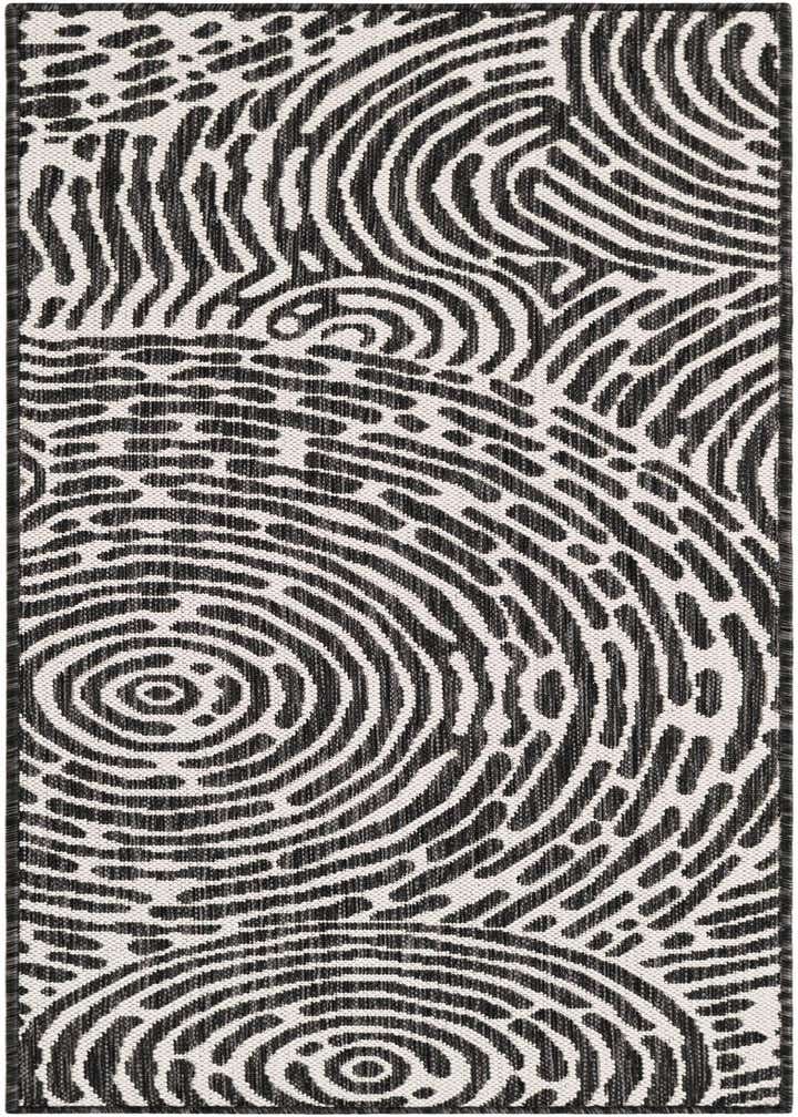 2' x 5' 3 Easy-Clean Modern Indoor / Outdoor Runner Rug