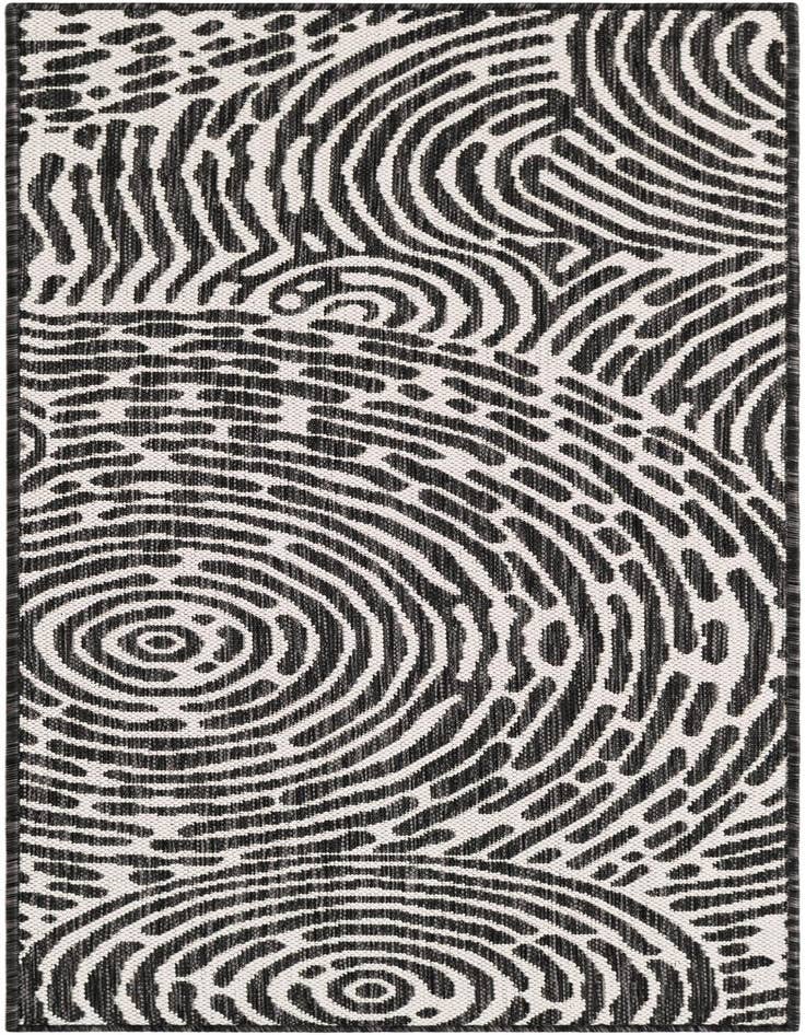 Detail image of 2' x 5' 3 Easy-Clean Modern Indoor / Outdoor Runner Rug