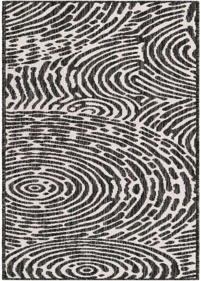 2' x 6' Easy-Clean Modern Indoor / Outdoor Runner Rug