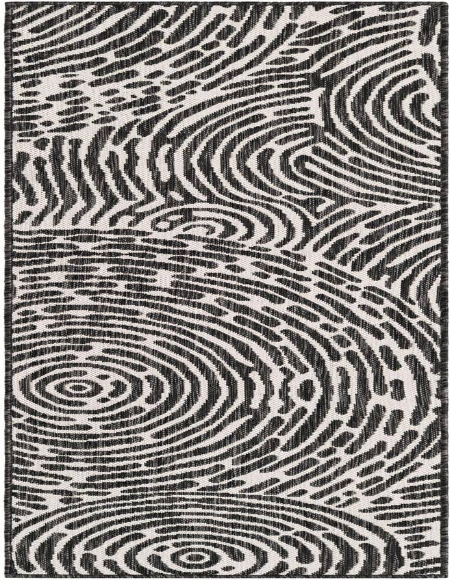 Detail image of 2' x 6' Easy-Clean Modern Indoor / Outdoor Runner Rug