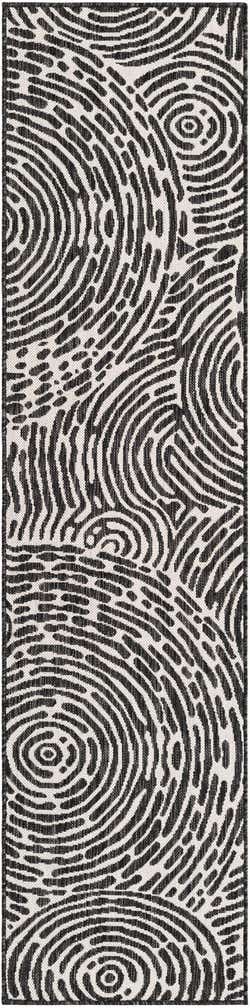 2' x 8' Easy-Clean Modern Indoor / Outdoor Runner Rug