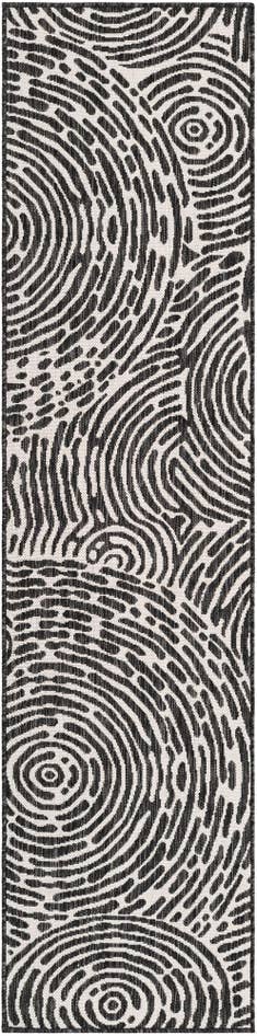 Detail image of 2' x 8' Easy-Clean Modern Indoor / Outdoor Runner Rug