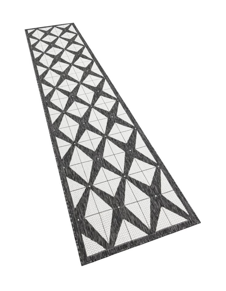 Detail image of  2' 7 x 12'  Washable Modern Indoor / Outdoor Runner Rug