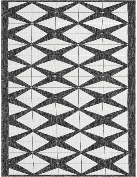 Detail image of 2' 7 x 12' Easy-Clean Modern Indoor / Outdoor Runner Rug