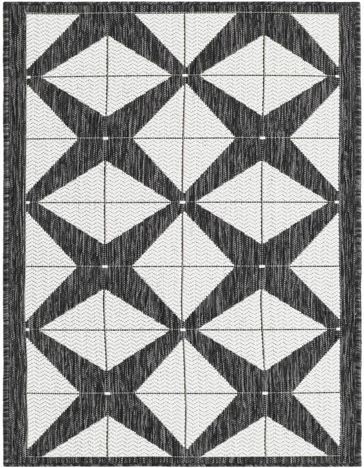 Detail image of 2' x 5' 3 Easy-Clean Modern Indoor / Outdoor Runner Rug