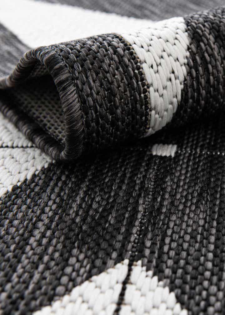 2' x 5' 3 Easy-Clean Modern Indoor / Outdoor Runner Rug