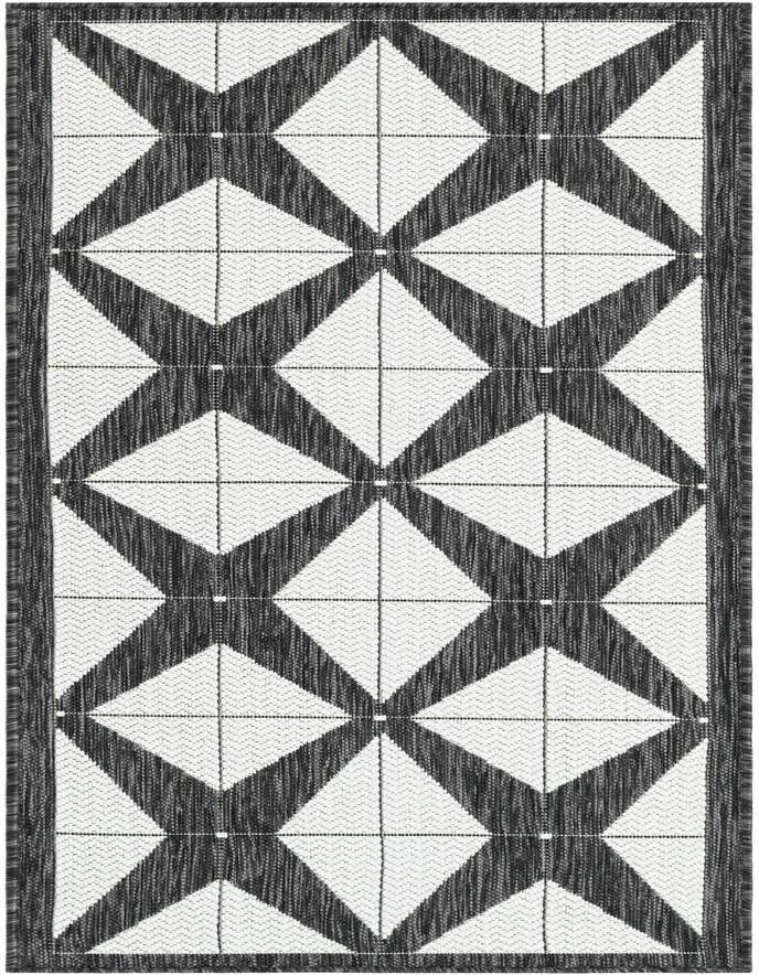 Detail image of 2' x 6' Easy-Clean Modern Indoor / Outdoor Runner Rug