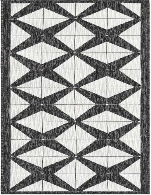 2' x 8' Easy-Clean Modern Indoor / Outdoor Runner Rug