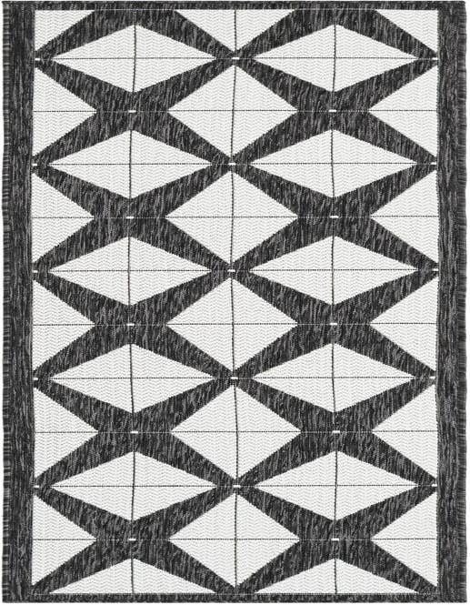 Detail image of 2' x 8' Easy-Clean Modern Indoor / Outdoor Runner Rug