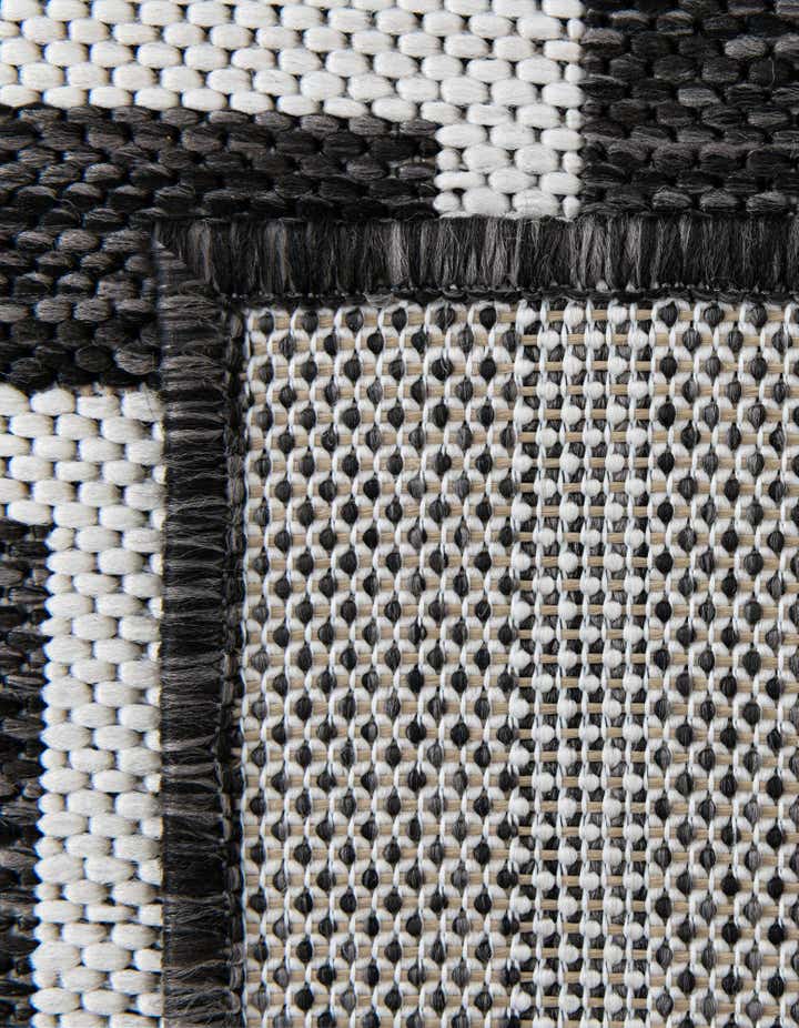 2' 7 x 12' Easy-Clean Modern Indoor / Outdoor Runner Rug