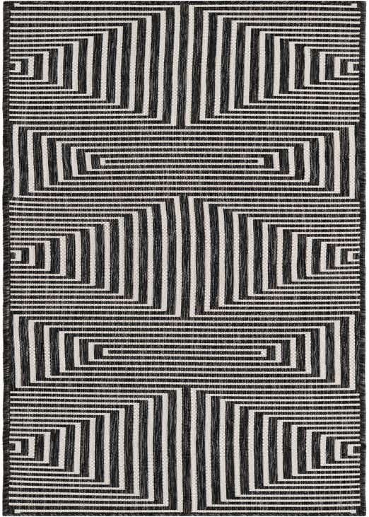 2' x 8' Easy-Clean Modern Indoor / Outdoor Runner Rug