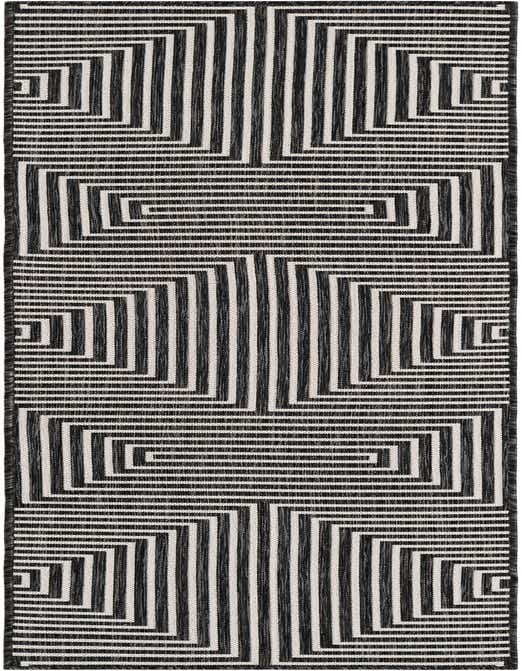 2' x 8' Easy-Clean Modern Indoor / Outdoor Runner Rug