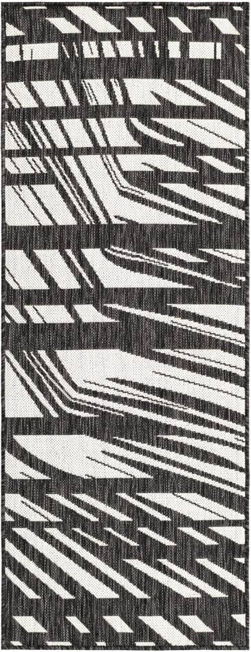 Detail image of 2' x 5' 3 Easy-Clean Modern Indoor / Outdoor Runner Rug