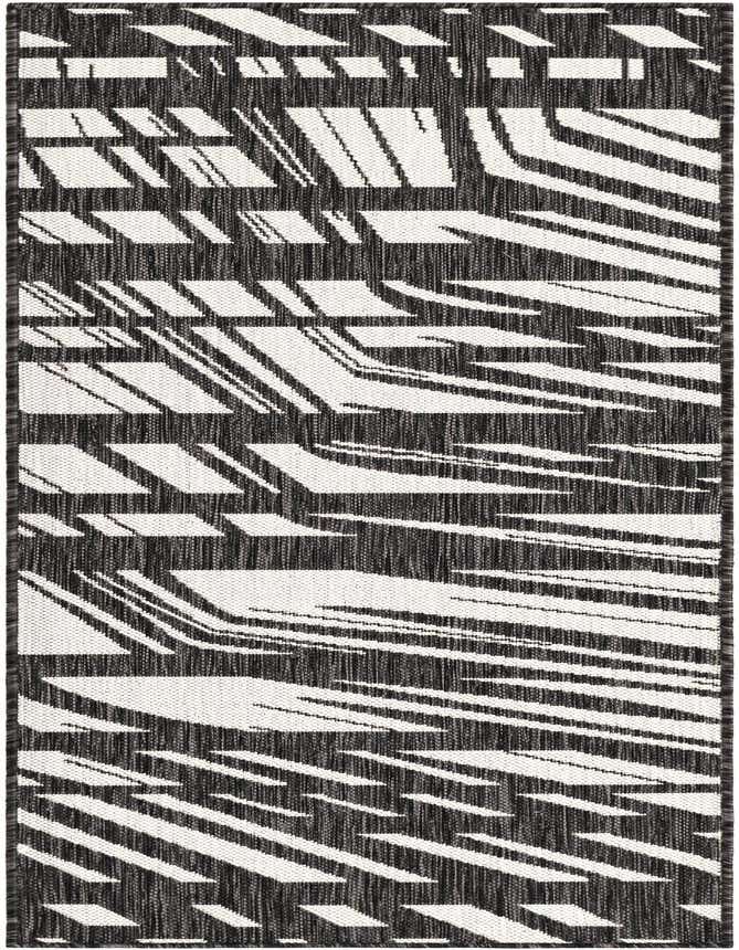 2' x 6' Easy-Clean Modern Indoor / Outdoor Runner Rug