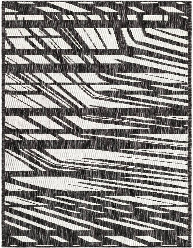 Detail image of 2' x 6' Easy-Clean Modern Indoor / Outdoor Runner Rug
