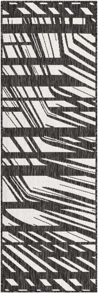 2' x 6' Easy-Clean Modern Indoor / Outdoor Runner Rug
