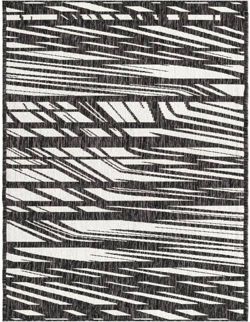 Detail image of 2' x 8' Easy-Clean Modern Indoor / Outdoor Runner Rug
