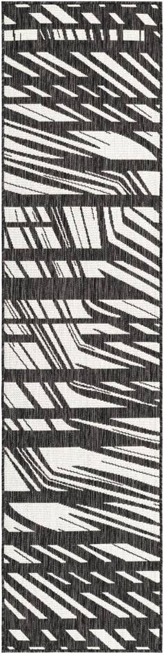 Detail image of 2' x 8' Easy-Clean Modern Indoor / Outdoor Runner Rug