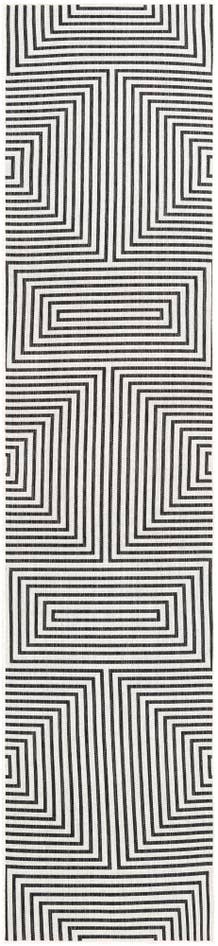 Detail image of 2' 7 x 12' Easy-Clean Modern Indoor / Outdoor Runner Rug