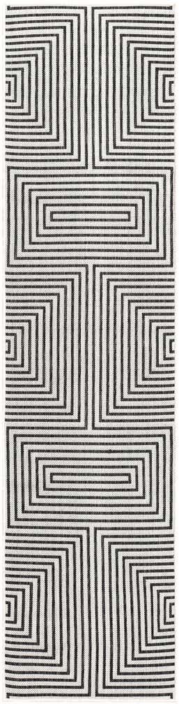 2' x 8' Easy-Clean Modern Indoor / Outdoor Runner Rug
