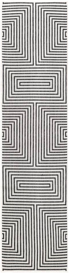Detail image of 2' x 8' Easy-Clean Modern Indoor / Outdoor Runner Rug