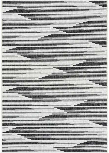 2' 7 x 12' Easy-Clean Modern Indoor / Outdoor Runner Rug