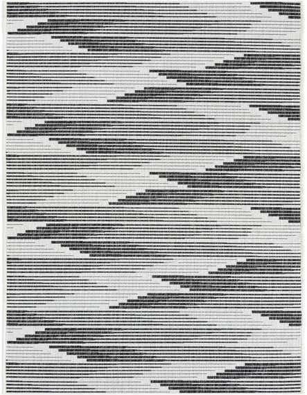 2' 7 x 12' Easy-Clean Modern Indoor / Outdoor Runner Rug