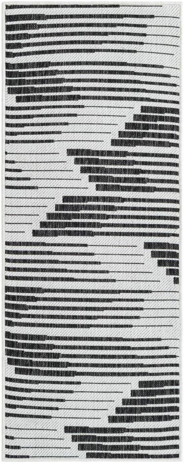 Detail image of 2' x 5' 3 Easy-Clean Modern Indoor / Outdoor Runner Rug