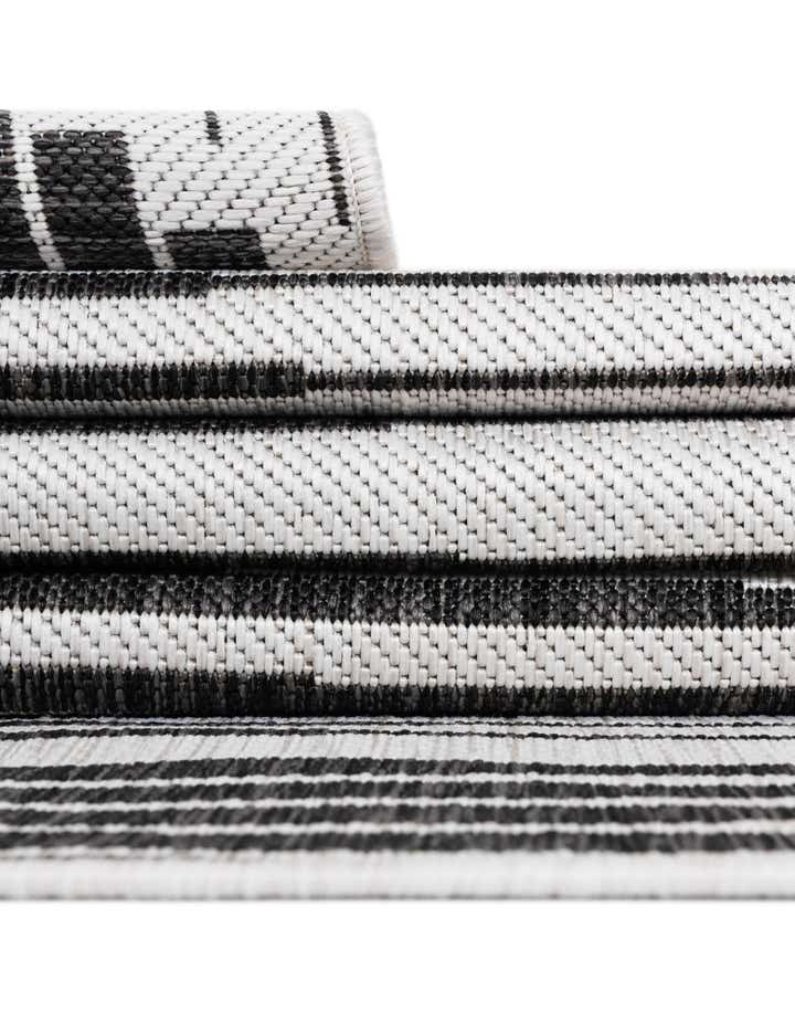2' x 5' 3 Easy-Clean Modern Indoor / Outdoor Runner Rug