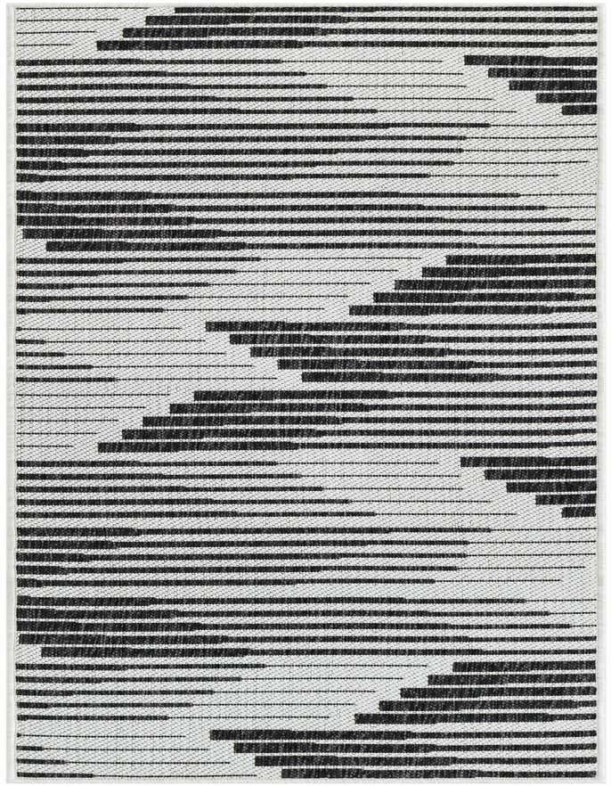 2' x 6' Easy-Clean Modern Indoor / Outdoor Runner Rug