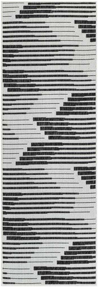2' x 6' Easy-Clean Modern Indoor / Outdoor Runner Rug