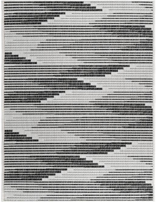 Detail image of 2' x 8' Easy-Clean Modern Indoor / Outdoor Runner Rug