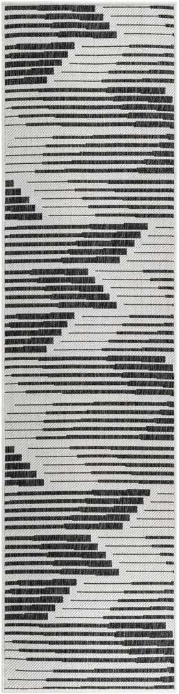 2' x 8' Easy-Clean Modern Indoor / Outdoor Runner Rug