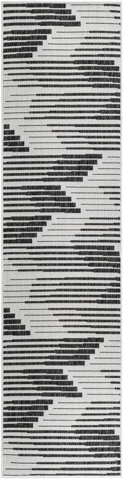 Detail image of 2' x 8' Easy-Clean Modern Indoor / Outdoor Runner Rug