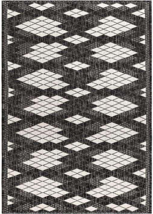2' x 8' Easy-Clean Modern Indoor / Outdoor Runner Rug