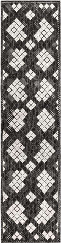 2' x 8' Easy-Clean Modern Indoor / Outdoor Runner Rug