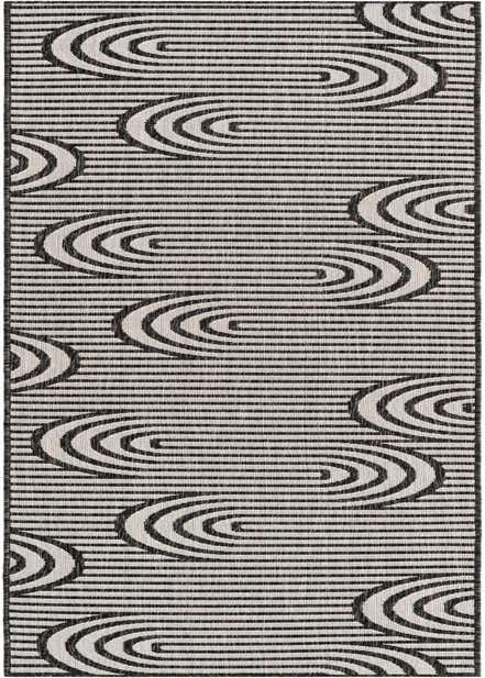 2' 7 x 12' Easy-Clean Modern Indoor / Outdoor Runner Rug