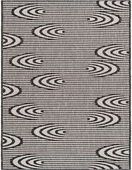 2' 7 x 12' Easy-Clean Modern Indoor / Outdoor Runner Rug