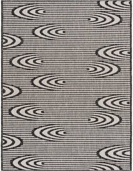 Detail image of 2' 7 x 12' Easy-Clean Modern Indoor / Outdoor Runner Rug