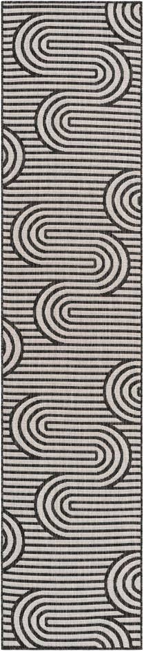 Detail image of 2' 7 x 12' Easy-Clean Modern Indoor / Outdoor Runner Rug