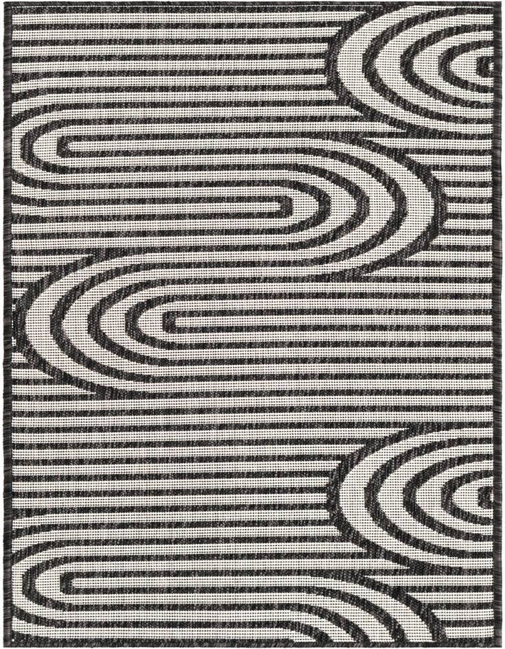 Detail image of 2' x 5' 3 Easy-Clean Modern Indoor / Outdoor Runner Rug